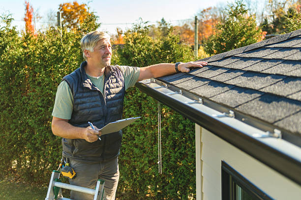 Professional Emergency Roof Repair technician working in Weston, ID